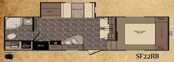 View 2016 CrossRoads Sunset Trail Reserve SF22RB complete specs and manufacturer brochures