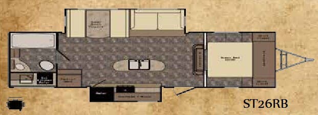 View 2016 CrossRoads Sunset Trail Reserve ST26RB complete specs and manufacturer brochures