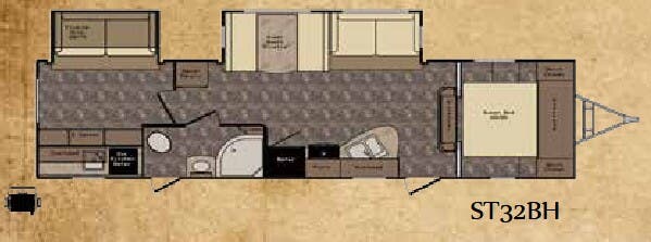 View 2016 CrossRoads Sunset Trail Reserve ST32BH complete specs and manufacturer brochures