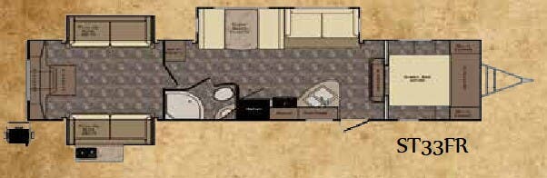 View 2016 CrossRoads Sunset Trail Reserve ST33FR complete specs and manufacturer brochures