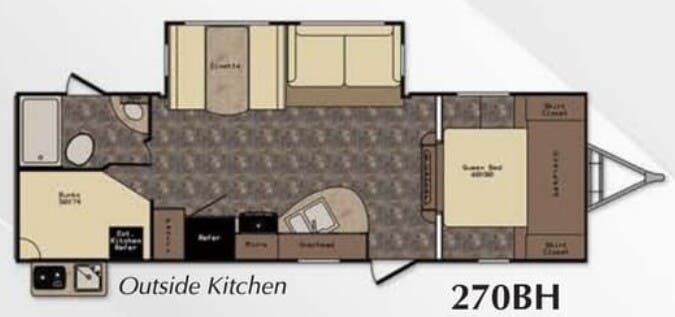 View 2016 CrossRoads Sunset Trail Super Lite 270BH complete specs and manufacturer brochures