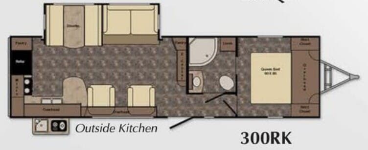 View 2016 CrossRoads Sunset Trail Super Lite 300RK complete specs and manufacturer brochures