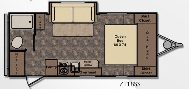 View 2016 CrossRoads Z-1 Lite ZT-18SS complete specs and manufacturer brochures