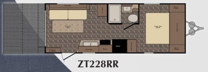 View 2016 CrossRoads Z-1 ZT228RR complete specs and manufacturer brochures