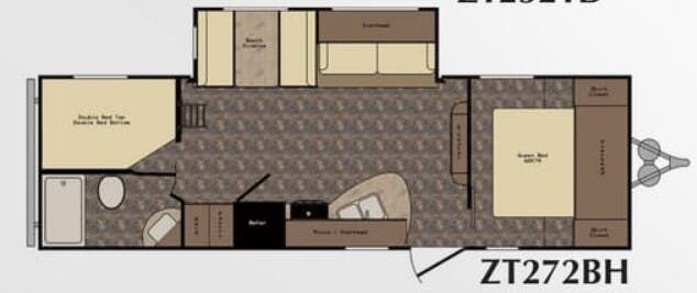 View 2016 CrossRoads Z-1 ZT272BH complete specs and manufacturer brochures