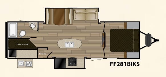 View 2016 Cruiser RV Fun Finder Signature 281BIKS complete specs and manufacturer brochures