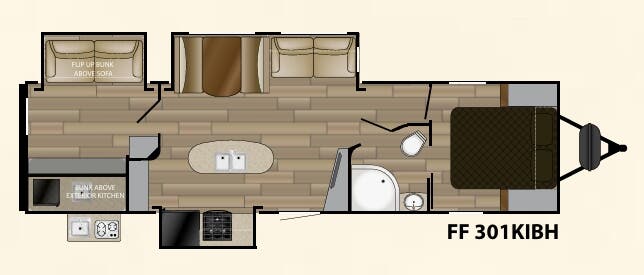 View 2016 Cruiser RV Fun Finder Signature 301KIBH complete specs and manufacturer brochures