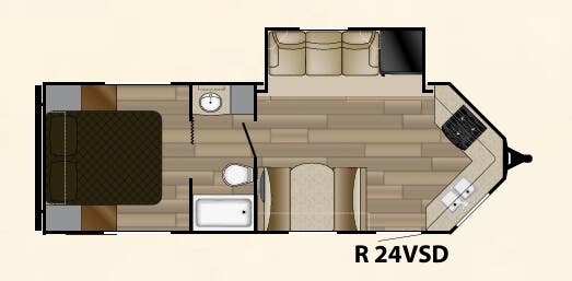 View 2016 Cruiser RV Radiance Touring 24VSD complete specs and manufacturer brochures