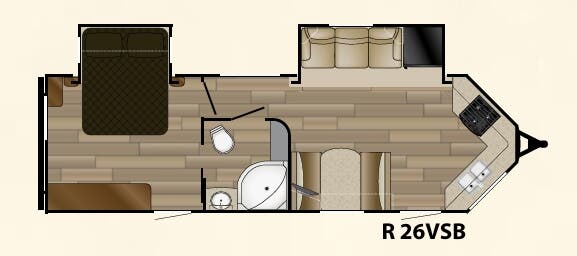 View 2016 Cruiser RV Radiance Touring 26VSB complete specs and manufacturer brochures