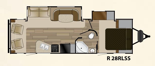 View 2016 Cruiser RV Radiance Touring 28RLSS complete specs and manufacturer brochures