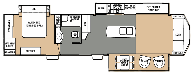 View 2016 Forest River Cedar Creek Cottage 40CCK complete specs and manufacturer brochures