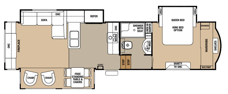 View 2016 Forest River Cedar Creek Hathaway Edition 34RE complete specs and manufacturer brochures
