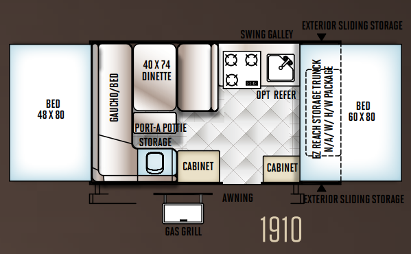 View 2016 Forest River Rockwood Freedom 1910 complete specs and manufacturer brochures