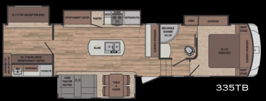 View 2016 Forest River Sabre 335TB complete specs and manufacturer brochures