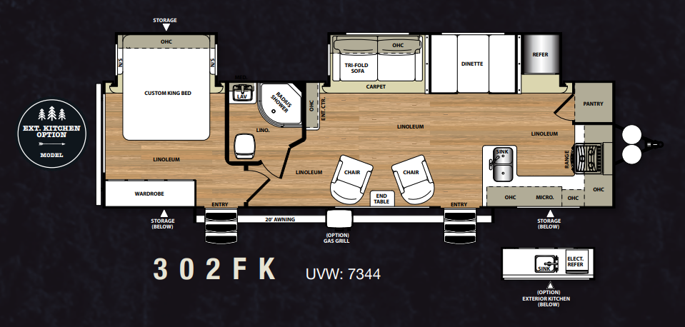 View 2016 Forest River Salem Hemisphere Lite 302FK complete specs and manufacturer brochures
