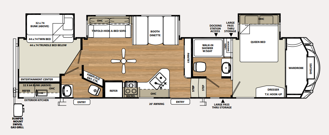 View 2016 Forest River Sierra Select 357TRIP complete specs and manufacturer brochures