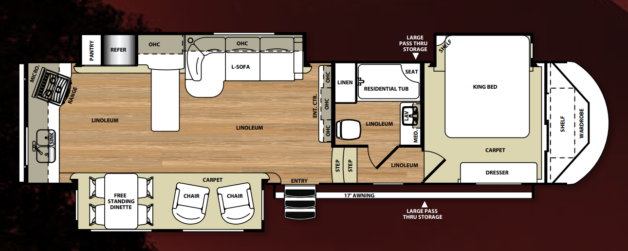 View 2016 Forest River Wildwood Heritage Glen Lite 346RK complete specs and manufacturer brochures