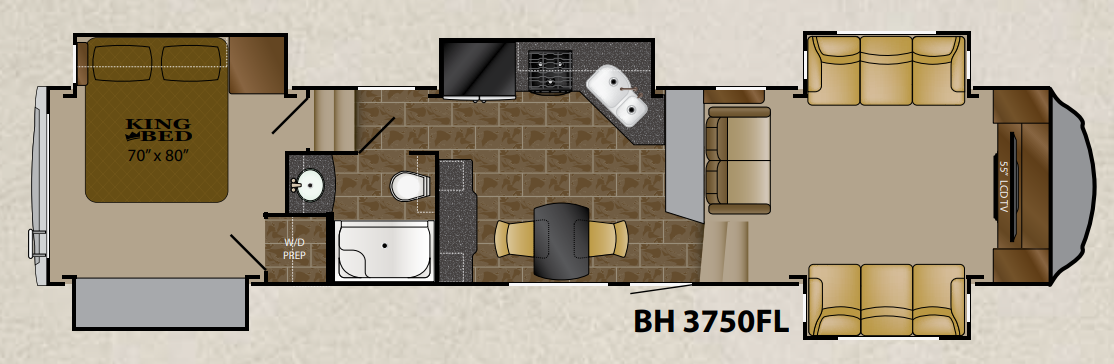 View 2016 Heartland Bighorn 3750FL complete specs and manufacturer brochures