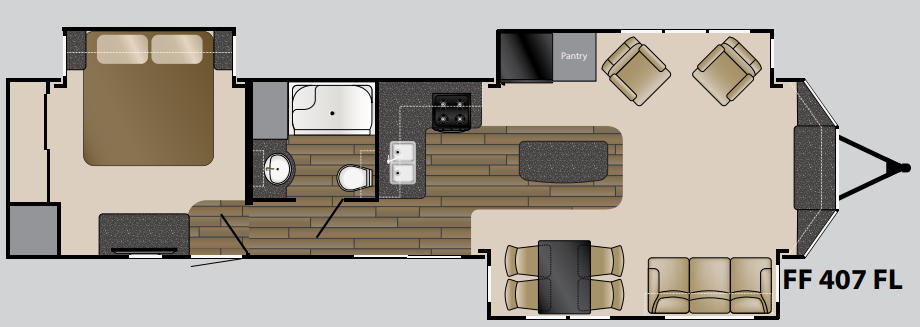 View 2016 Heartland Fairfield 407 FL complete specs and manufacturer brochures