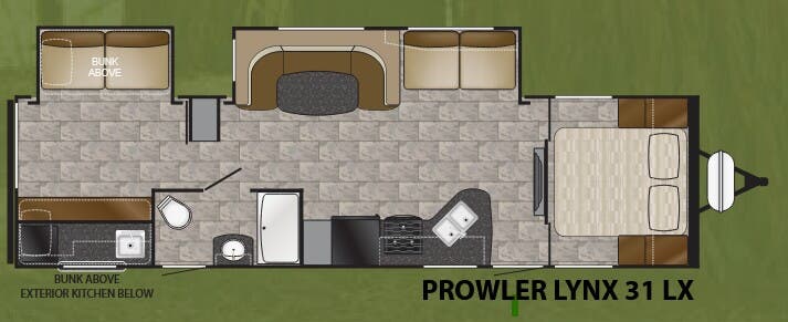 View 2016 Heartland Prowler Lynx 31LX complete specs and manufacturer brochures