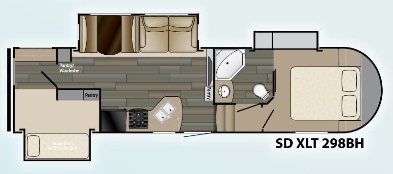 View 2016 Heartland Sundance XLT 298 BH complete specs and manufacturer brochures