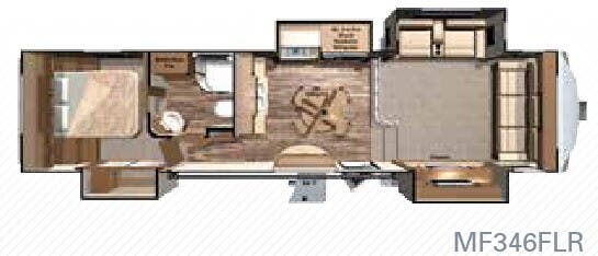 View 2016 Highland Ridge Mesa Ridge MF346FLR complete specs and manufacturer brochures