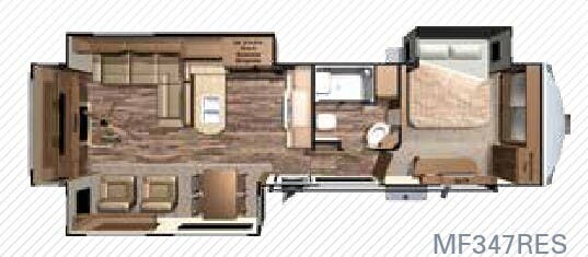 View 2016 Highland Ridge Mesa Ridge MF347RES complete specs and manufacturer brochures