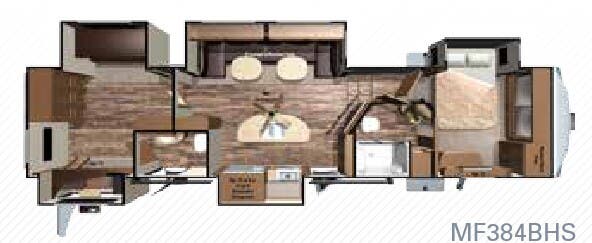 View 2016 Highland Ridge Mesa Ridge MF384BHS complete specs and manufacturer brochures