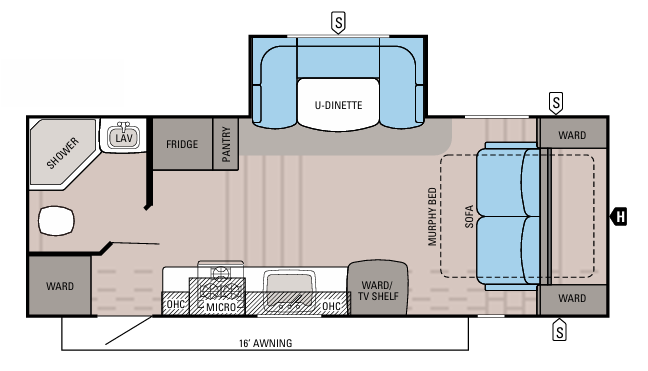 View 2016 Jayco Jay Feather 23RBM complete specs and manufacturer brochures