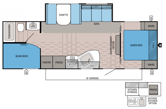 View 2016 Jayco Jay Feather 25BH complete specs and manufacturer brochures