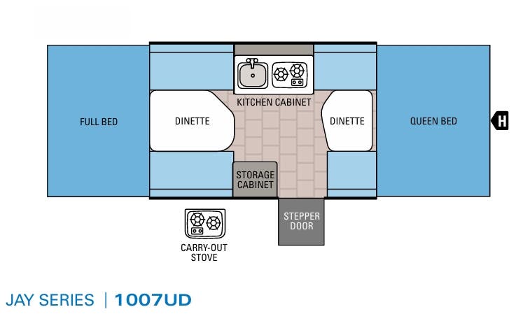 View 2016 Jayco Jay Series 1007UD complete specs and manufacturer brochures
