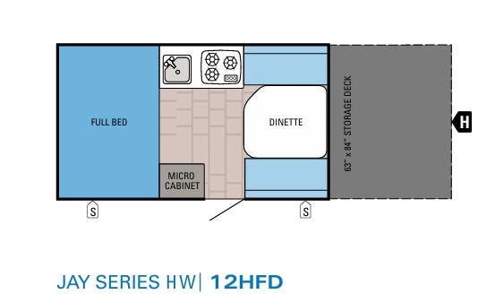 View 2016 Jayco Jay Series Hardwall 12HFD complete specs and manufacturer brochures