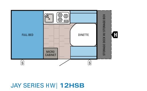 View 2016 Jayco Jay Series Hardwall 12HSB complete specs and manufacturer brochures