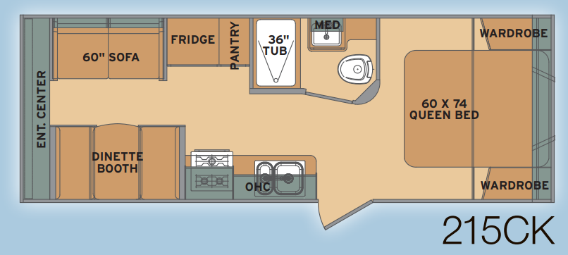 View 2016 Shasta Flyte 215CK complete specs and manufacturer brochures