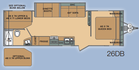 View 2016 Shasta Oasis 26DB complete specs and manufacturer brochures