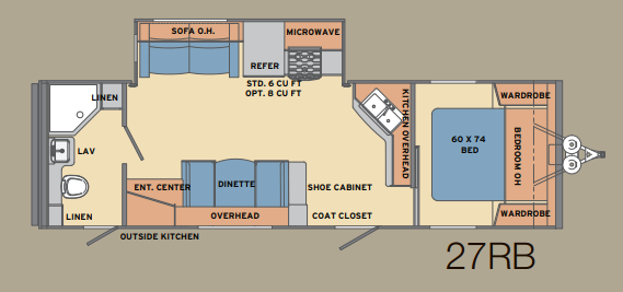 View 2016 Shasta Revere 27RB complete specs and manufacturer brochures