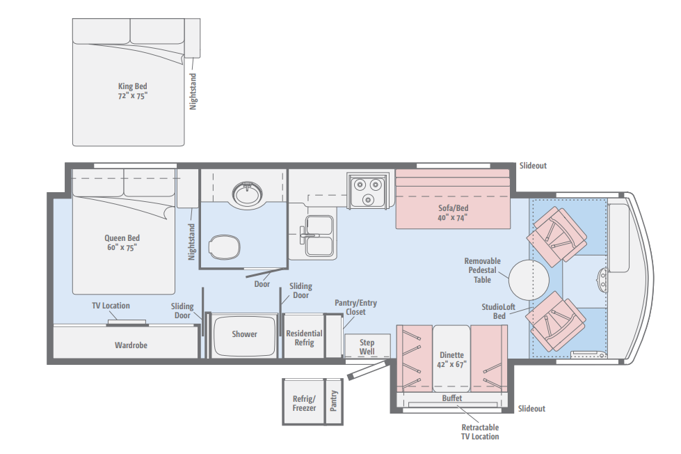 View 2016 Winnebago Brave 31C complete specs and manufacturer brochures
