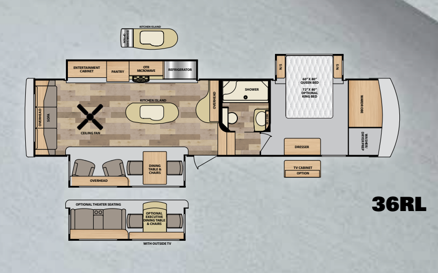 View 2016 Winnebago Destination 36RL complete specs and manufacturer brochures