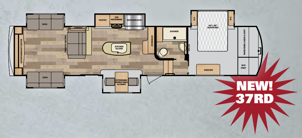 View 2016 Winnebago Destination 37RD complete specs and manufacturer brochures