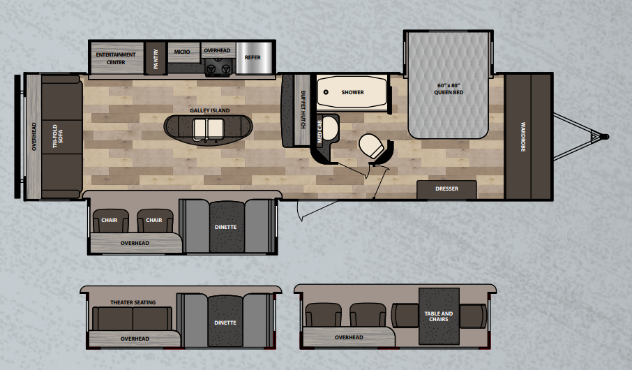 View 2016 Winnebago Instinct 31RLSS complete specs and manufacturer brochures