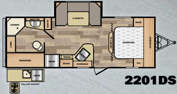 View 2016 Winnebago Minnie 2201DS complete specs and manufacturer brochures