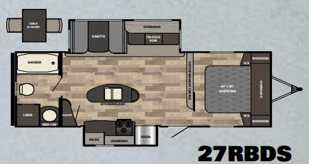View 2016 Winnebago Ultralite 27RBDS complete specs and manufacturer brochures