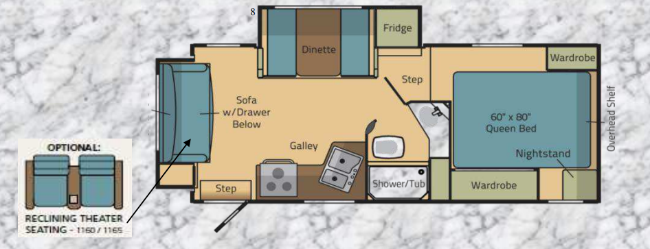 View 2017 Adventurer Eagle Cap 1160 complete specs and manufacturer brochures
