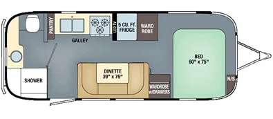 View 2017 Airstream International Serenity 23FB complete specs and manufacturer brochures
