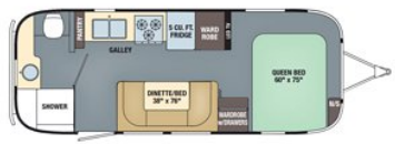 View 2017 Airstream International Signature 23FB complete specs and manufacturer brochures