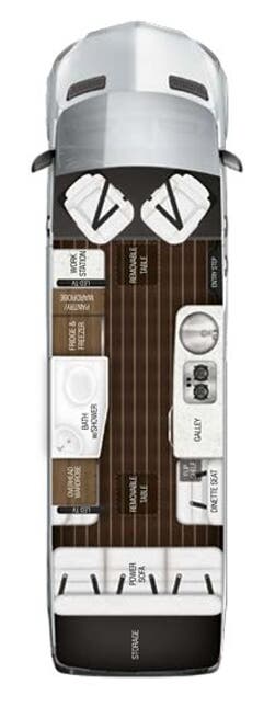 View 2017 Airstream Interstate Grand Tour EXT Base complete specs and manufacturer brochures