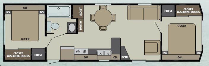 View 2017 Canterbury RV Bayview 38-2B complete specs and manufacturer brochures