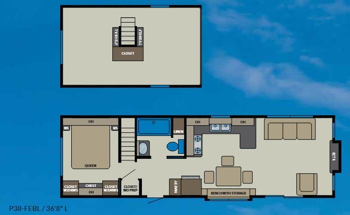 View 2017 Canterbury RV Parkvue P38-FEBL complete specs and manufacturer brochures