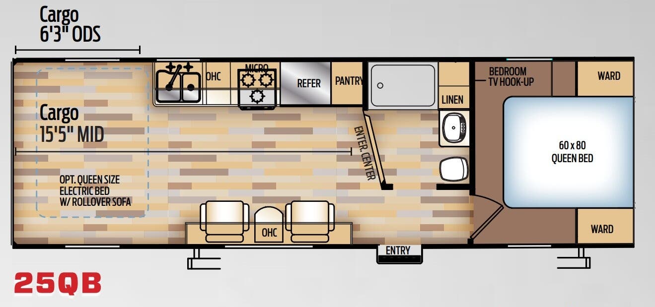View 2017 Coachmen Adrenaline 25QB complete specs and manufacturer brochures