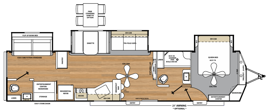 View 2017 Coachmen Catalina Destination 40TSHB complete specs and manufacturer brochures